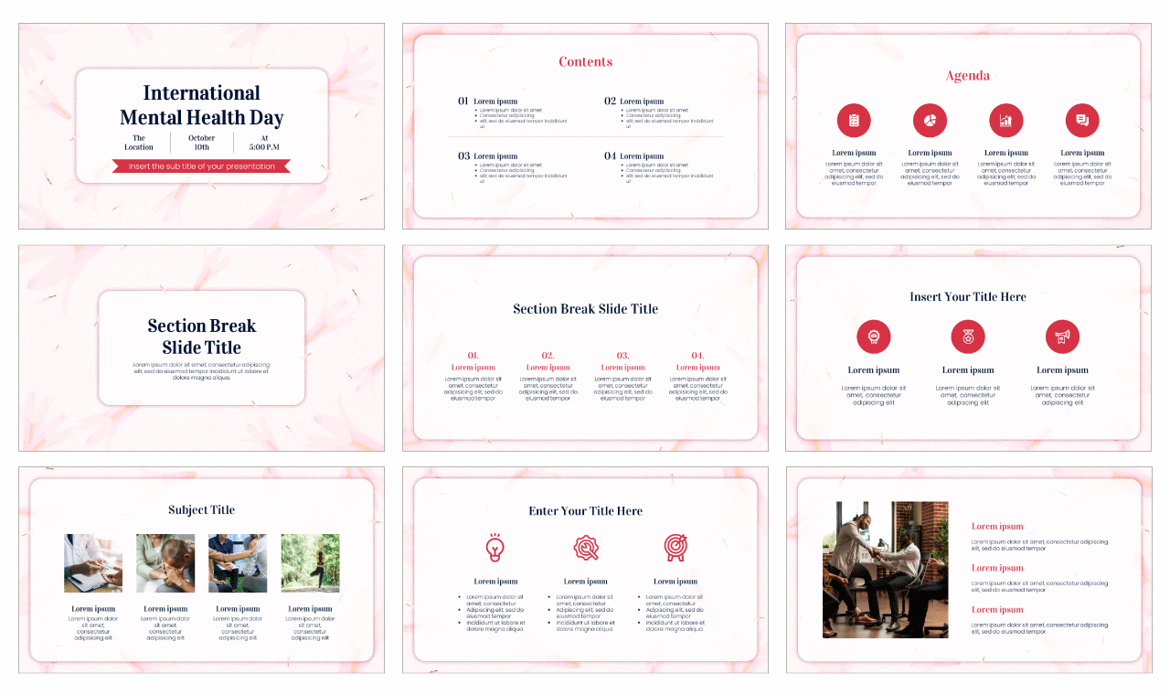 Mental Health Day Free Google Slides Themes PowerPoint Templates