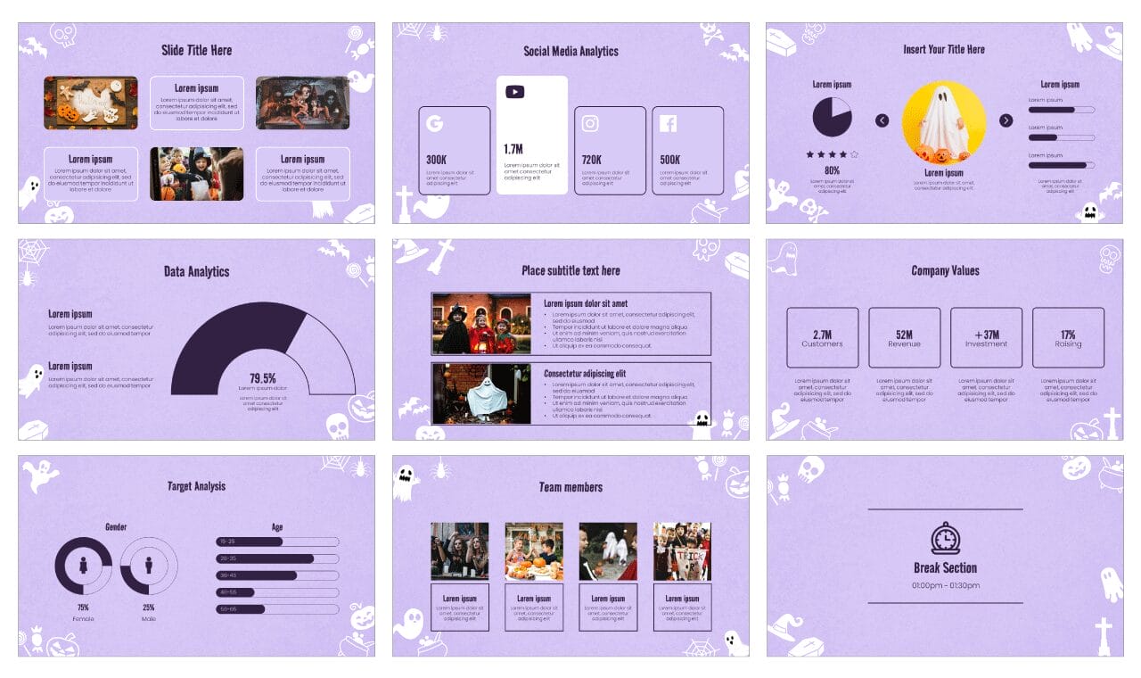 Spooky Halooween Free Google Slides Themes PowerPoint Templates