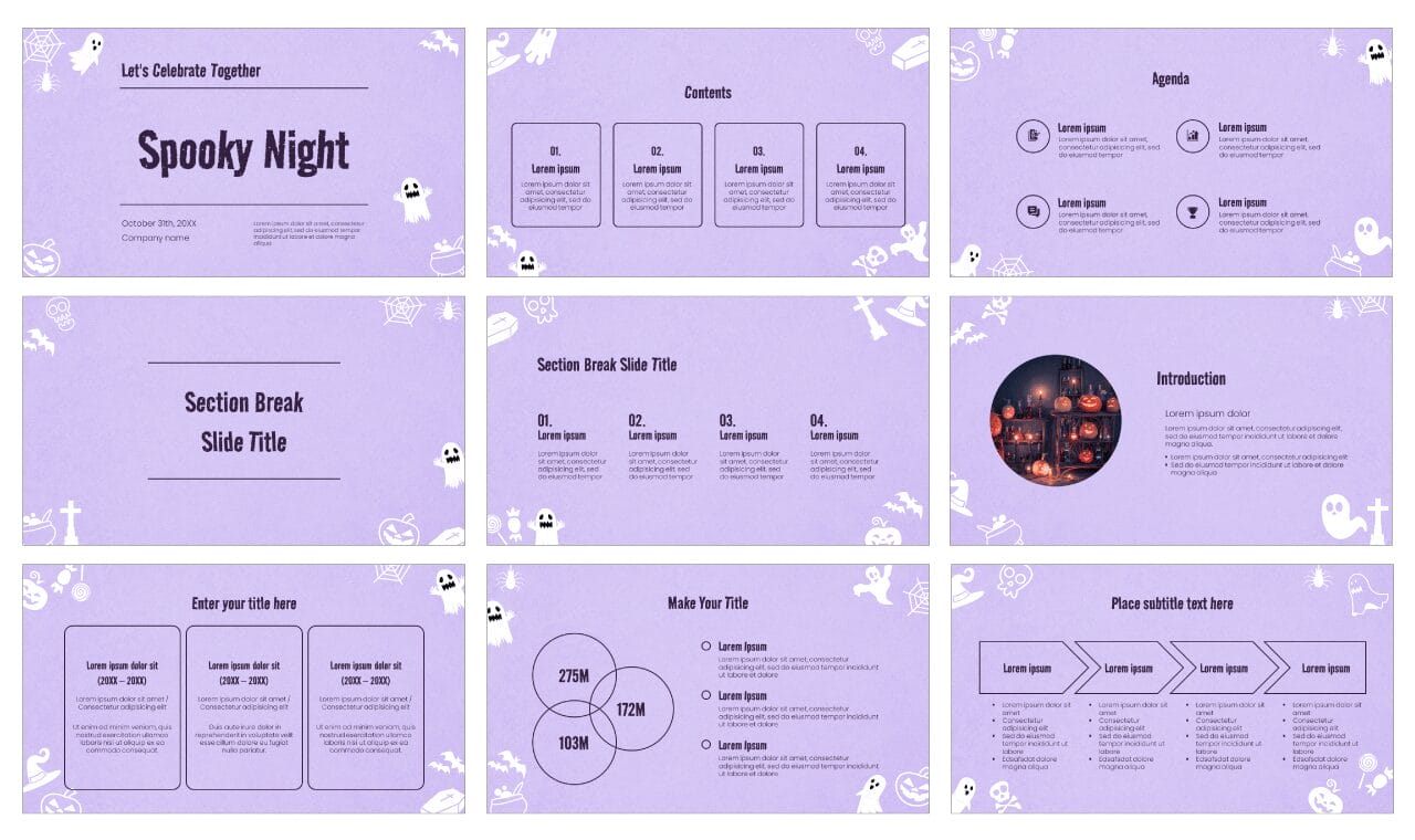 Spooky Night Google Slides Themes PowerPoint Templates