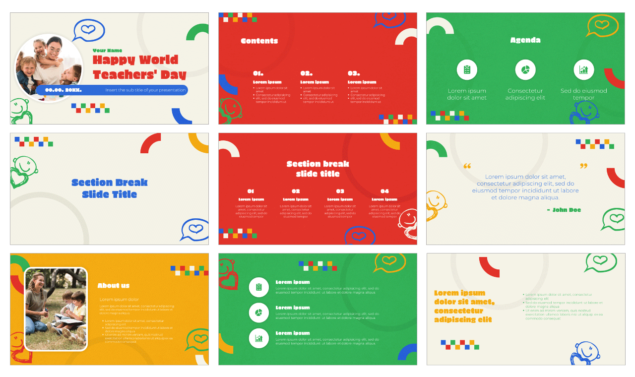 Teachers' Day Free Google Slides Themes PowerPoint Templates