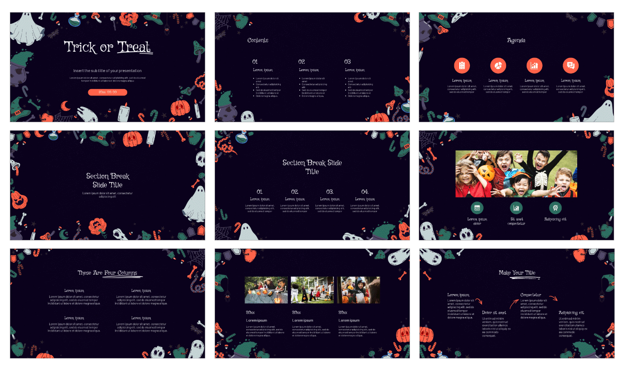 Trick or Treat Free Google Slides Theme PowerPoint Templates