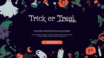 Trick or Treat Presentation Templates - Google Slides PowerPoint