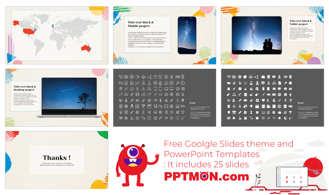 Artistic Painting Free Google Slides Themes PowerPoint Template