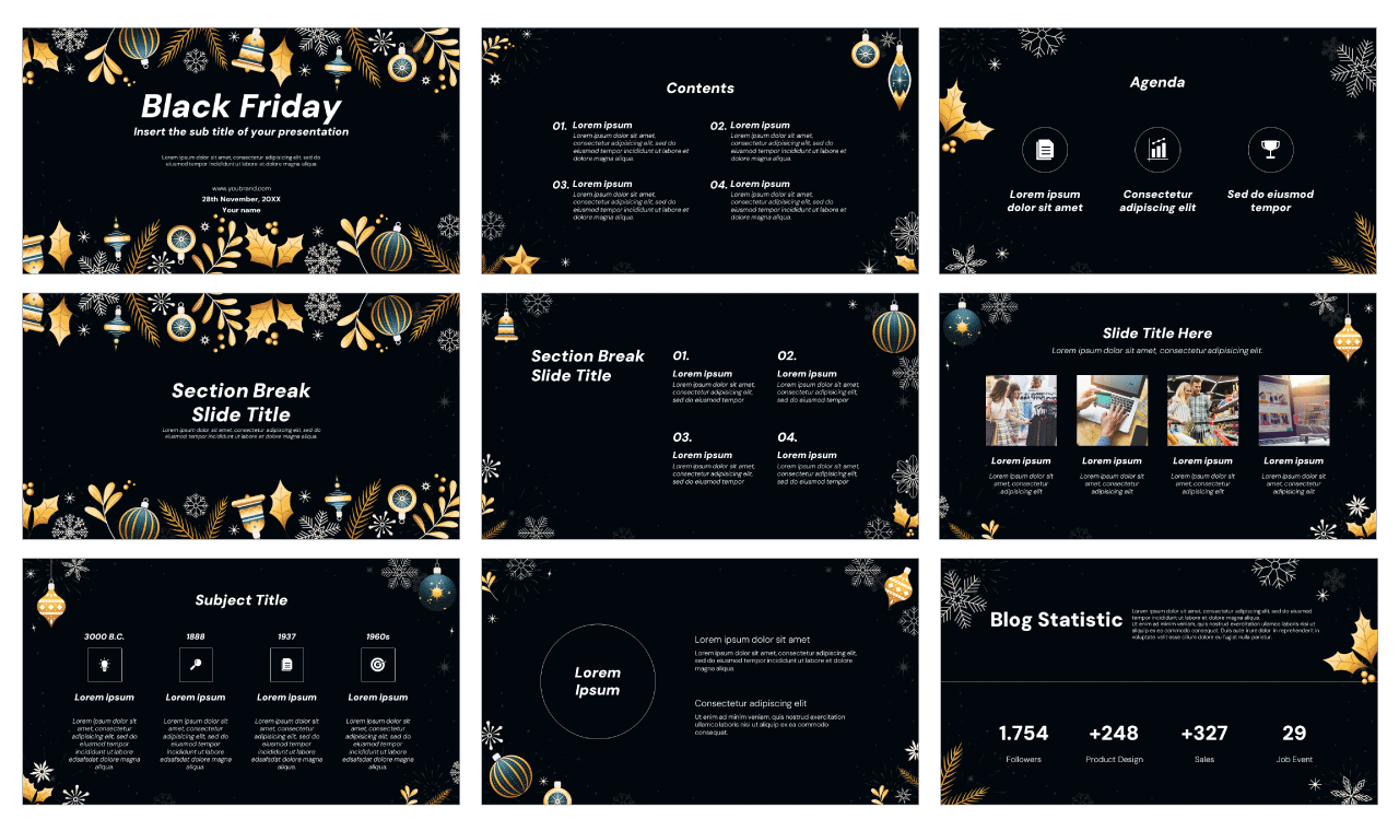 Black Friday Google Slides Themes PowerPoint Templates