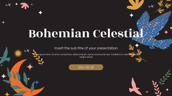 Bohemian Celestial Google Slides Themes PowerPoint Templates