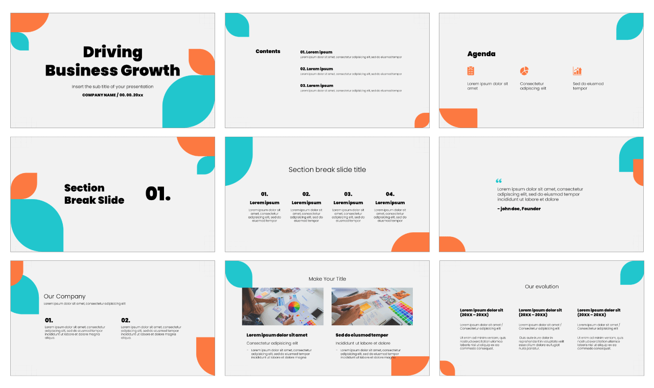 Business Growth Free Google Slides Themes PowerPoint Templates