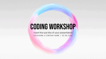 Coding Workshop Presentation Templates - Google Slides and PPT