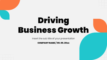 Driving Business Growth Free Google Slides PowerPoint Templates