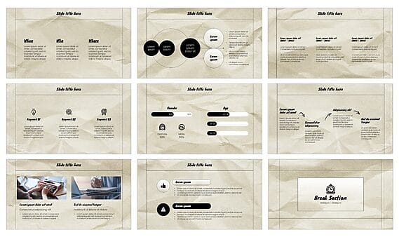Editorial Writing Free Google Slides Themes PowerPoint Templates