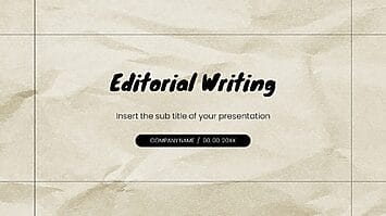 Editorial Writing Free Google Slides Themes PowerPoint Templates