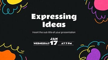 Expressing Ideas Presentation Templates - Google Slides and PPT