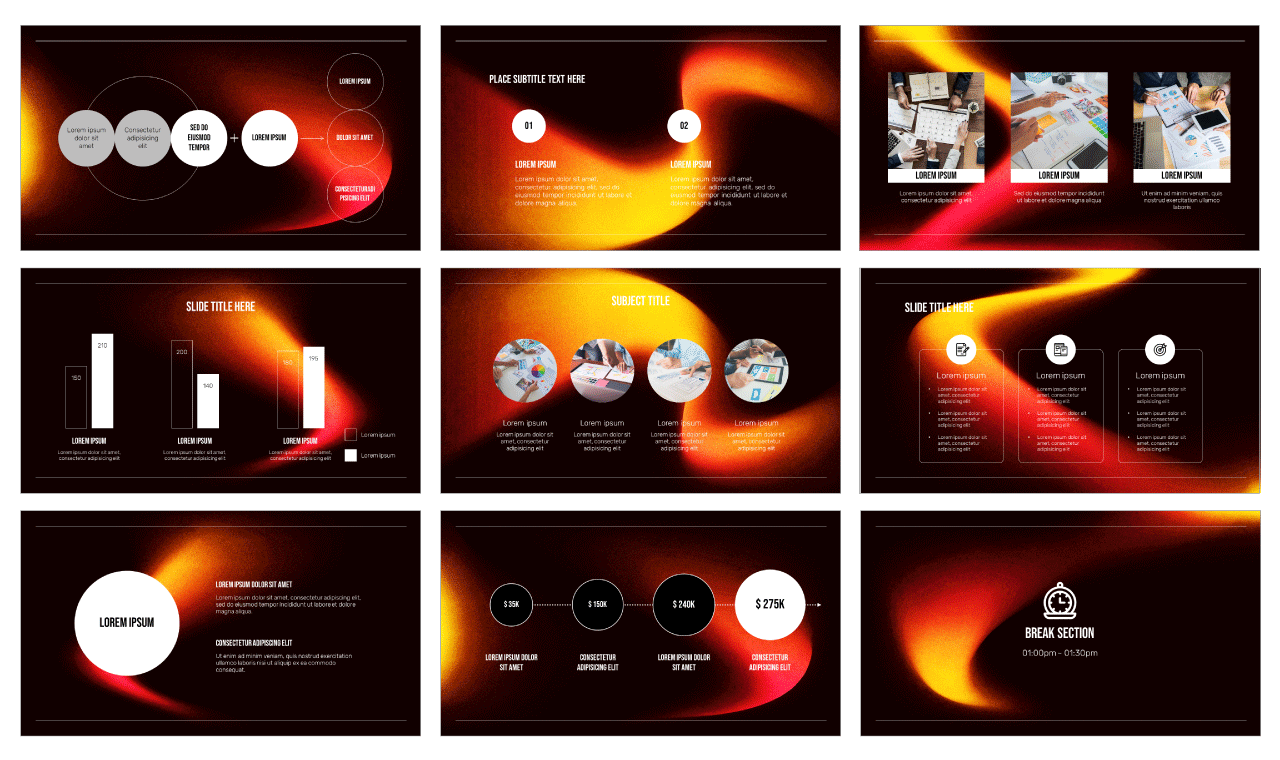 Minimal Gradients Free Google Slides Themes PowerPoint Templates