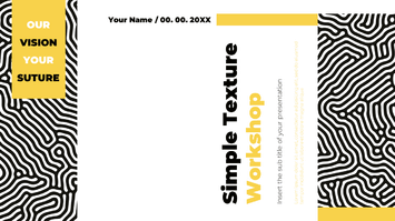 Simple Texture Workshop Free Google Slides PowerPoint Template