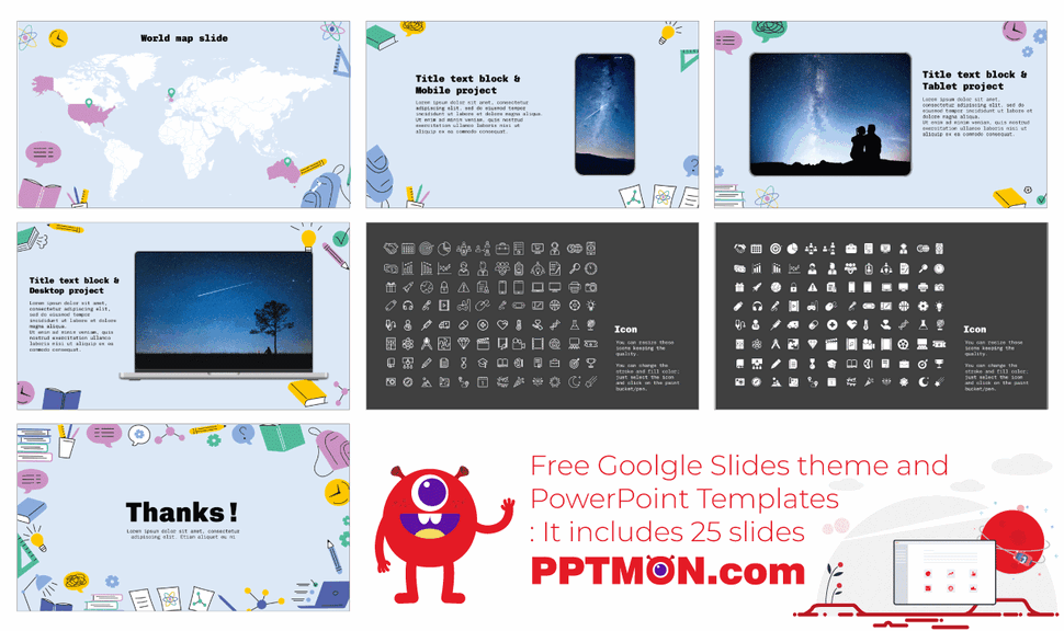 Effective Study Habits Google Slides Theme PowerPoint Template