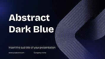 Abstract Dark Blue Google Slides Themes PowerPoint Templates