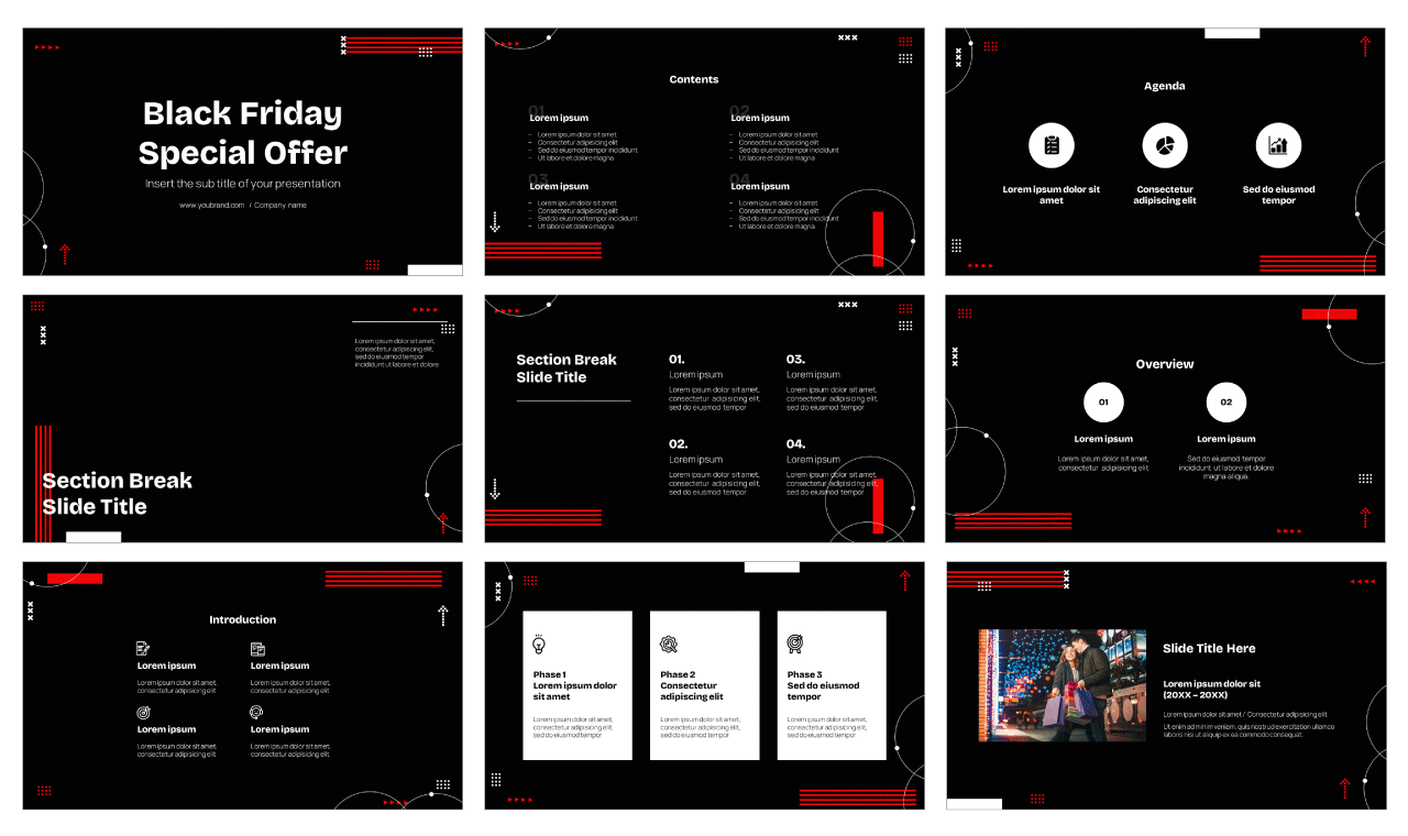 Black Friday Special Offer Free Google Slides Themes PowerPoint Templates