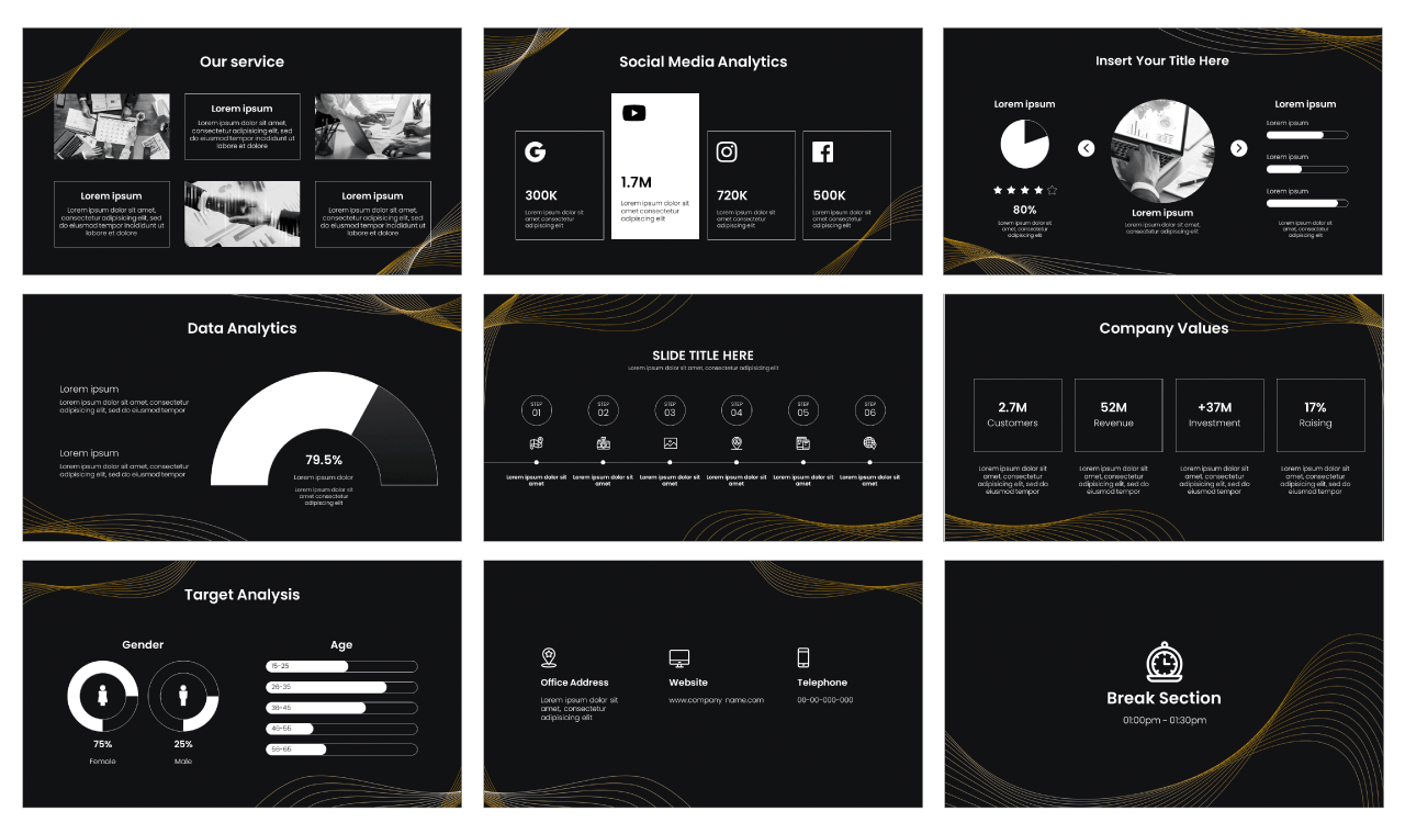 Business Financial Free Google Slides Themes PowerPoint Templates