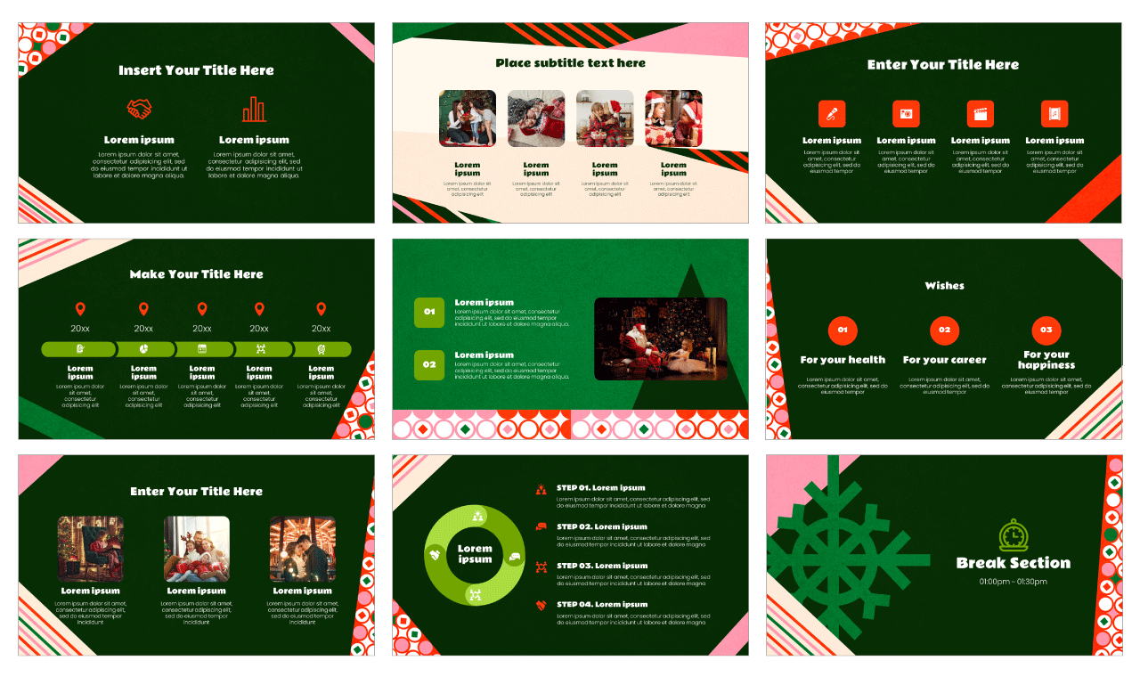 Christmas Markets Free Google Slides Theme PowerPoint Templates
