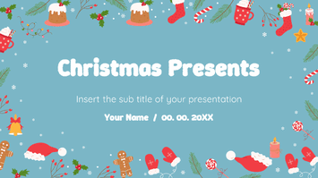 Christmas Presents Presentation Templates - Google Slides & PPT