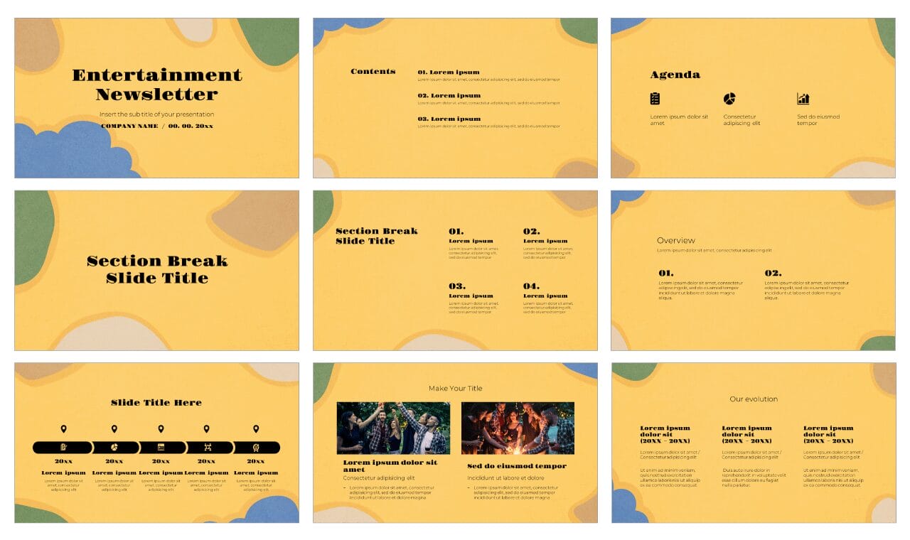 Entertainment Free Google Slides Themes PowerPoint Templates