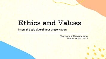 Ethics and Values Free Google Slides Theme PowerPoint Template