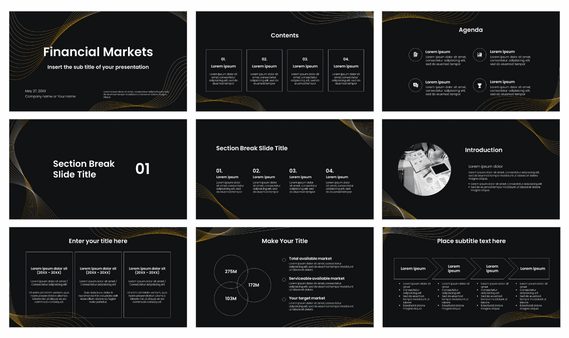 Financial Markets Google Slides Themes PowerPoint Templates