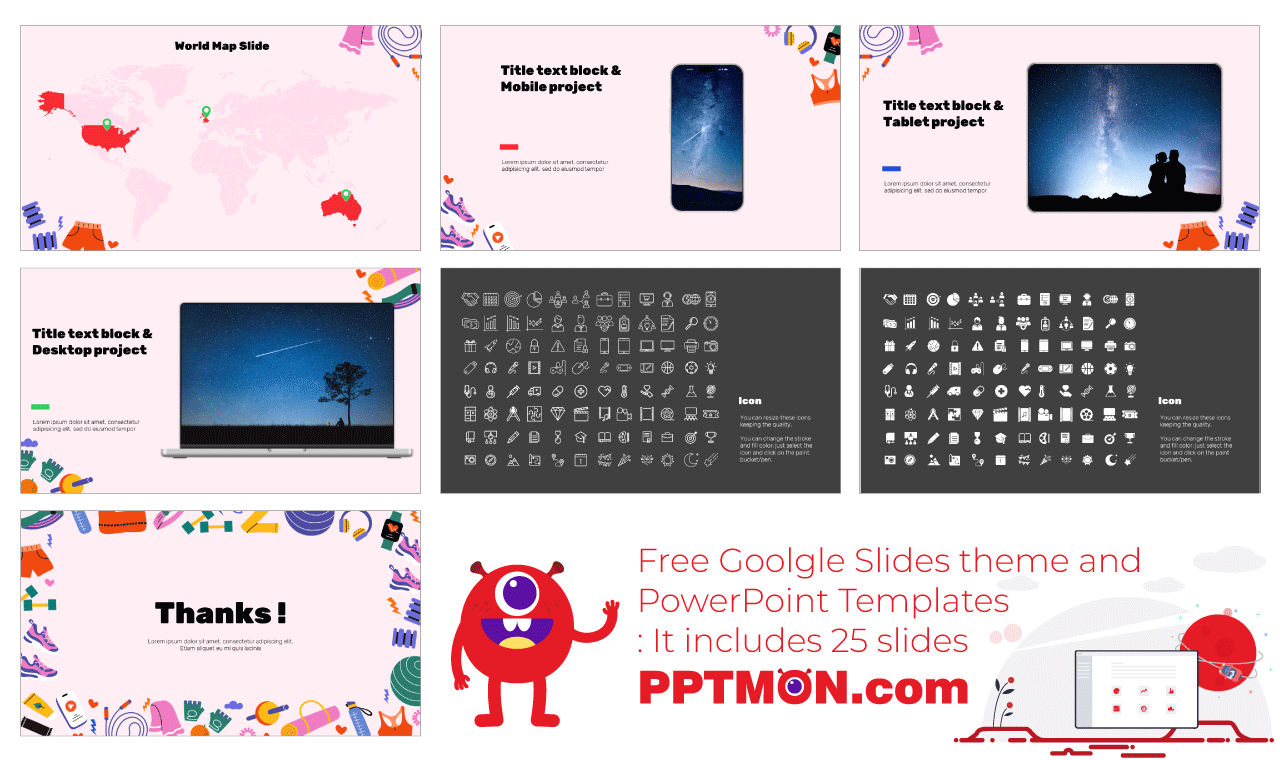 Fitness Exercise Health Free Google Slides Themes PowerPoint Templates