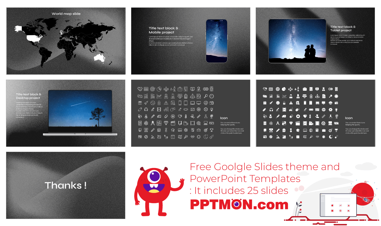 Grayscale Free Google Slides Themes PowerPoint Templates