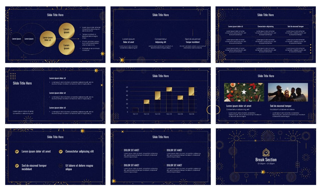 Happy New Year Google Slides Themes PowerPoint Templates