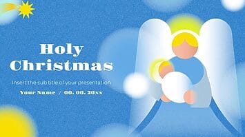 Holy Christmas Free Google Slides Themes PowerPoint Templates