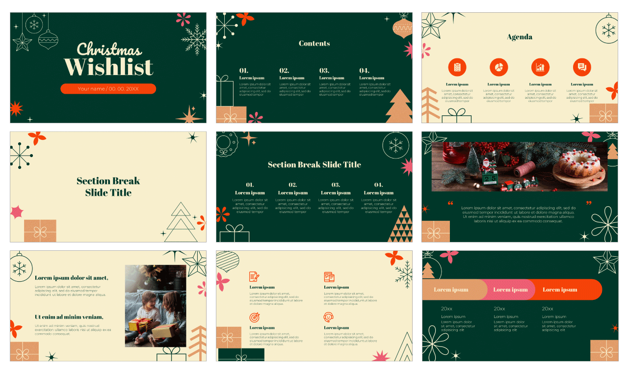 Merry Christmas Google Slides Themes PowerPoint Templates