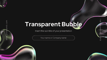 Transparent Bubble Google Slides Themes PowerPoint Templates