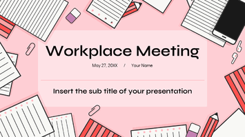 Workplace Meeting Google Slides Themes PowerPoint Templates