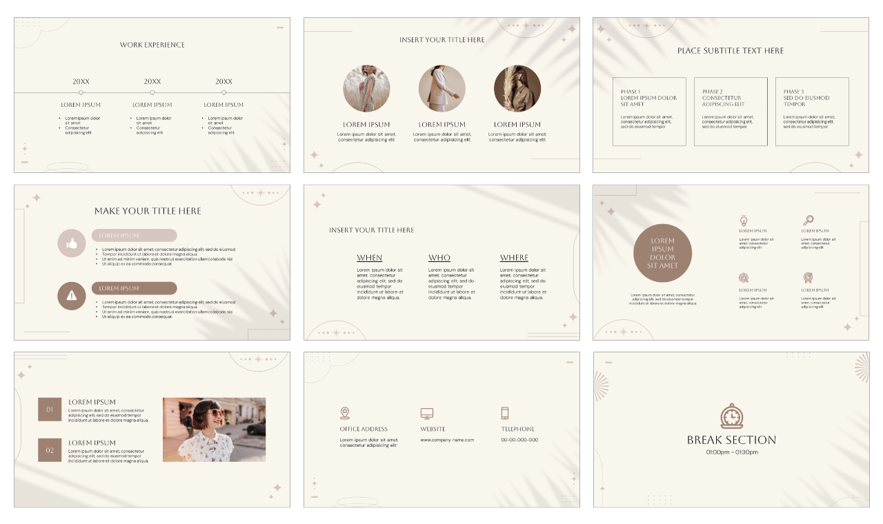 Fashion Design Free Google Slides Themes PowerPoint Templates