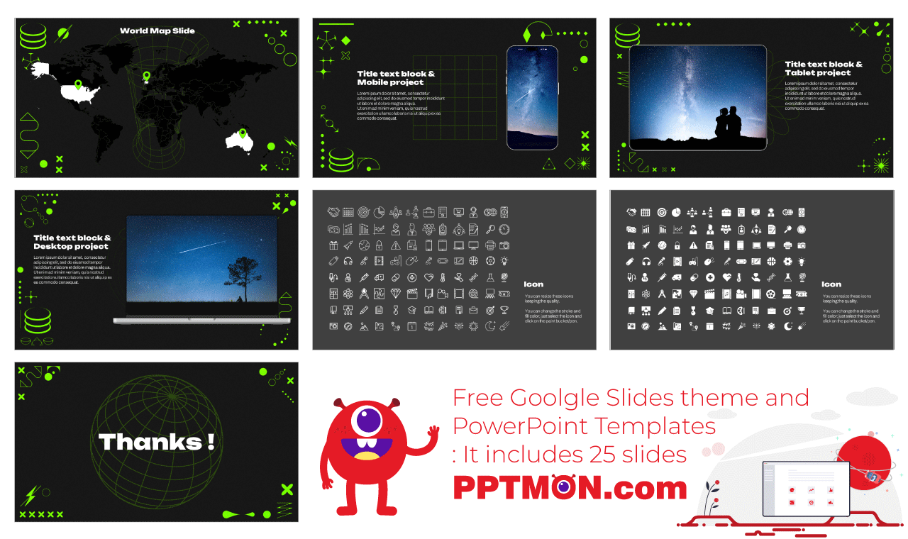 Futuristic Graphic Free Google Slides Themes PowerPoint Templates