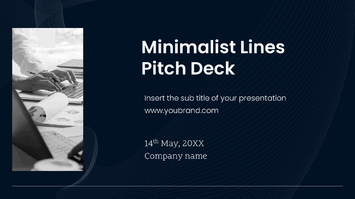 Minimalist Lines Pitch Deck Google Slides PowerPoint Templates