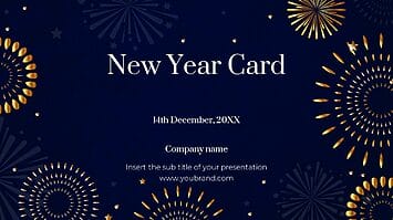 New Year Card Free Google Slides Themes PowerPoint Templates