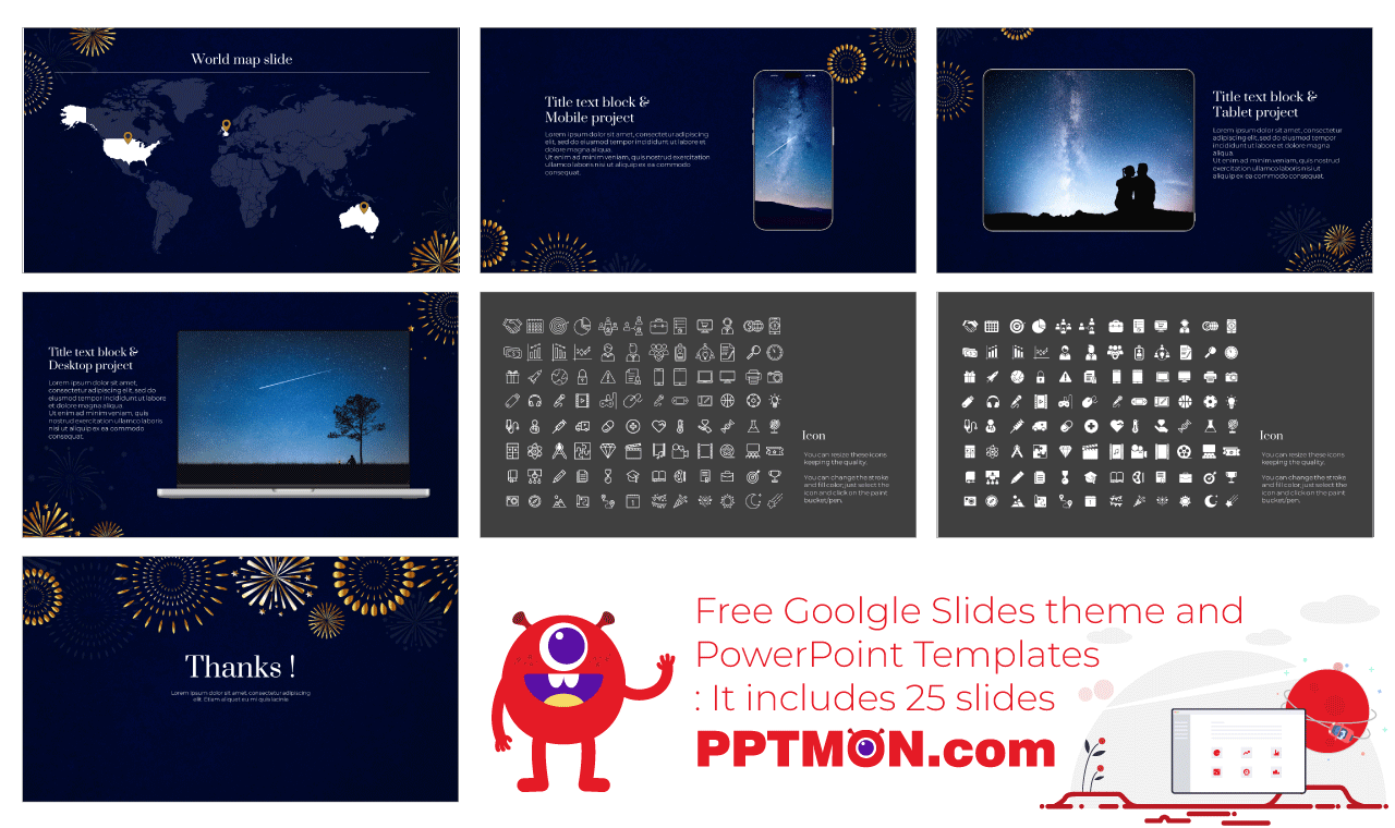 New Year Free Google Slides Theme PowerPoint Template