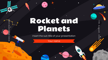 Rocket and Planets Google Slides Themes PowerPoint Templates