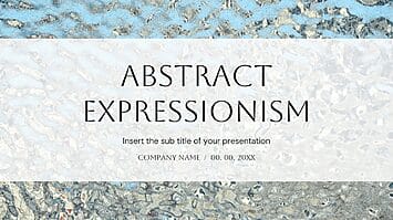 Abstract Expressionism Free Google Slides PowerPoint Templates
