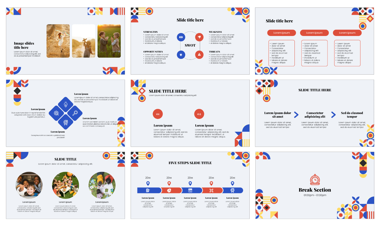 Abstract Pattern Free Google Slides Themes PowerPoint Templates
