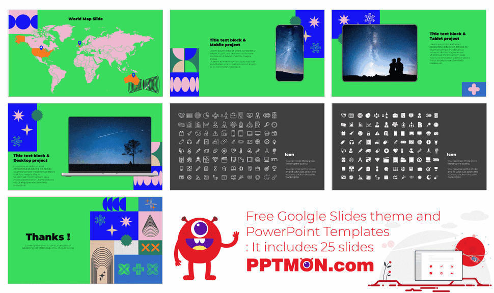 Neo Slide Design Neo Brutalism Presentation Templates - Google Slides PowerPoint