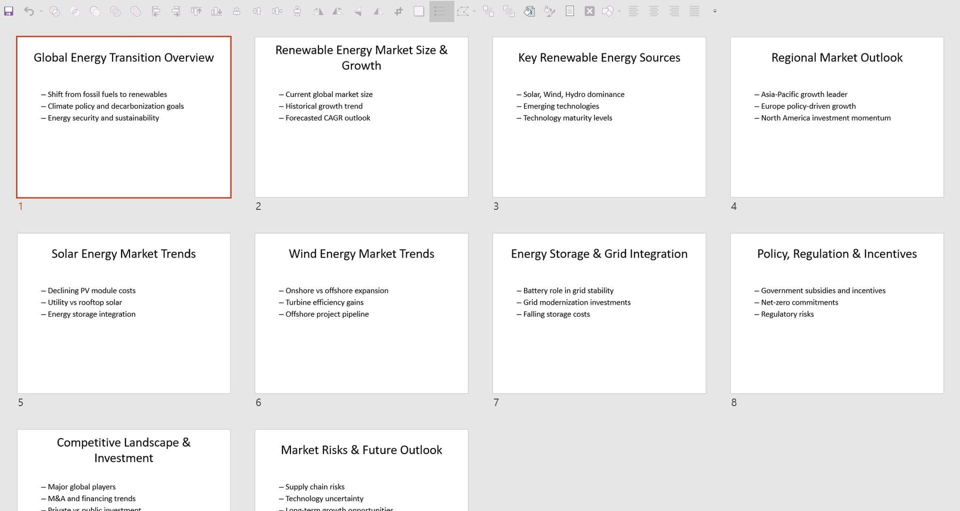 ChatGPT-generated presentation