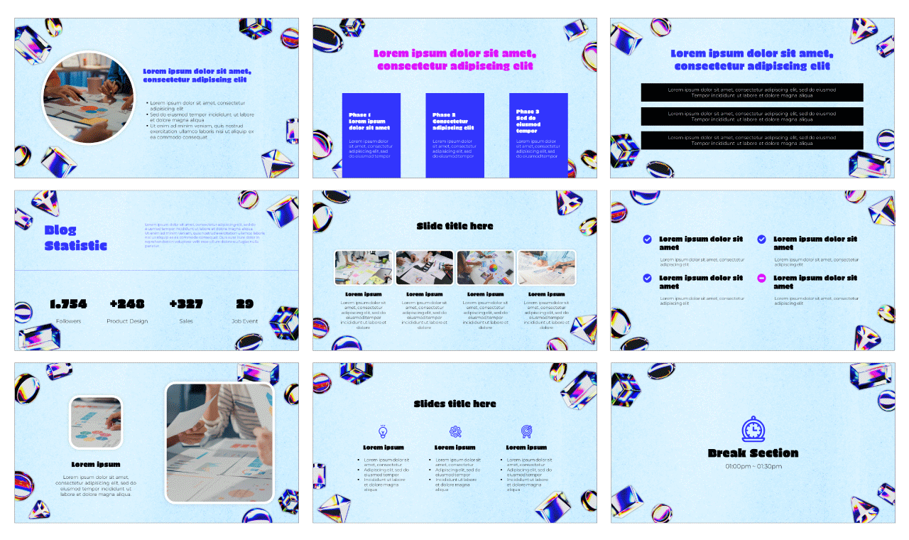 Clean Business Report Free Google Slides Themes PowerPoint Templates