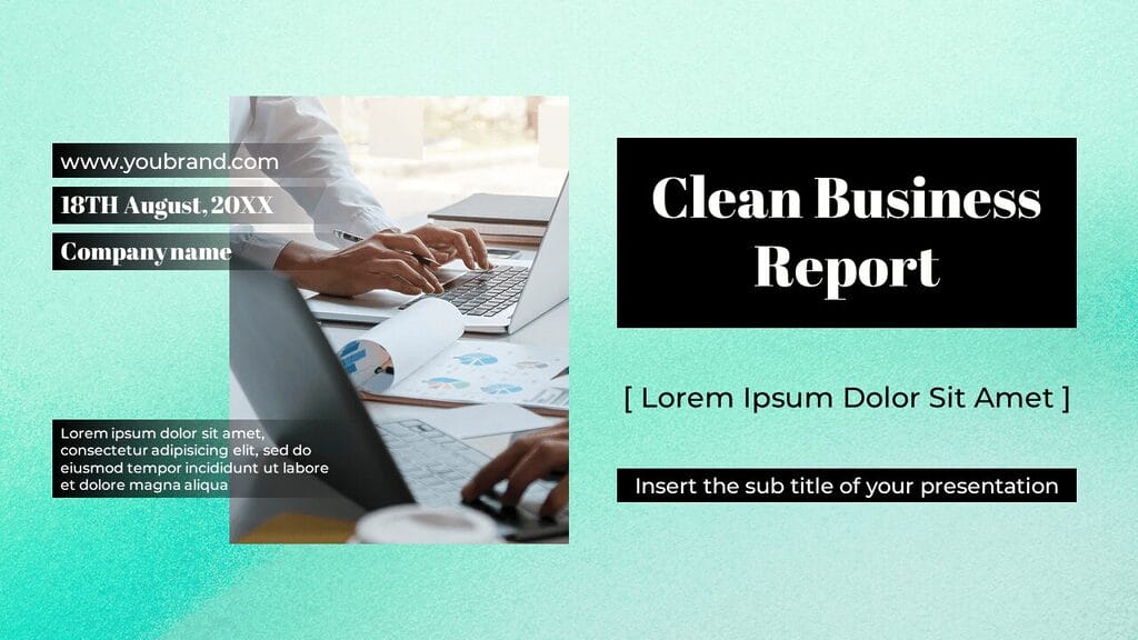 by colors - Free Powerpoint Template Google Slides theme