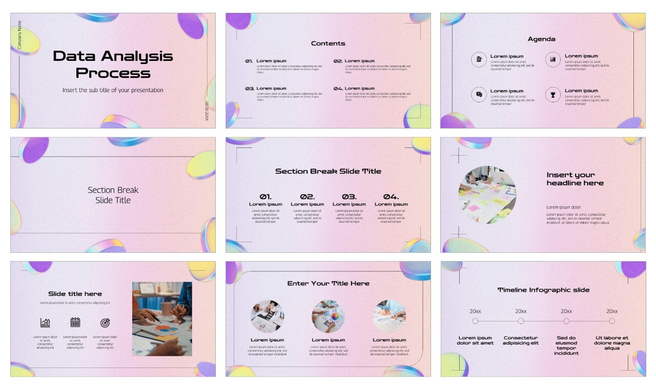 Data Analysis Process Google Slides Themes PowerPoint Templates