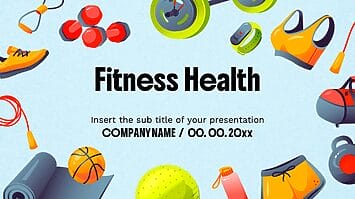 Fitness Health Free Presentation Templates - Google Slides PPT