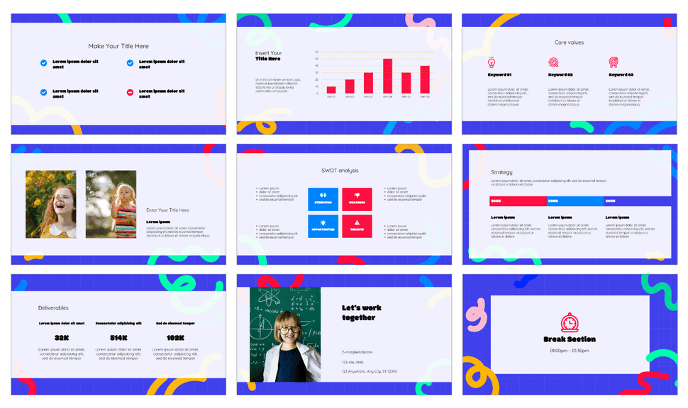 Fun Education Free Presentation Templates - Google Slides & PPT