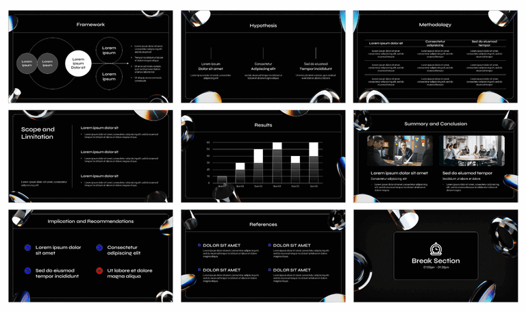 Solid Geometry Shapes Free Google Slides PowerPoint Templates