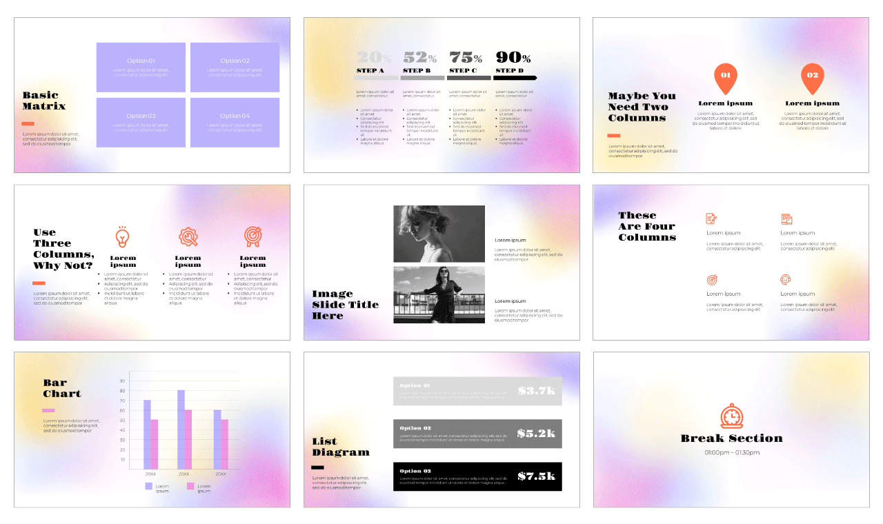 Gradient Minimalism Free Google Slide Themes PowerPoint Templates